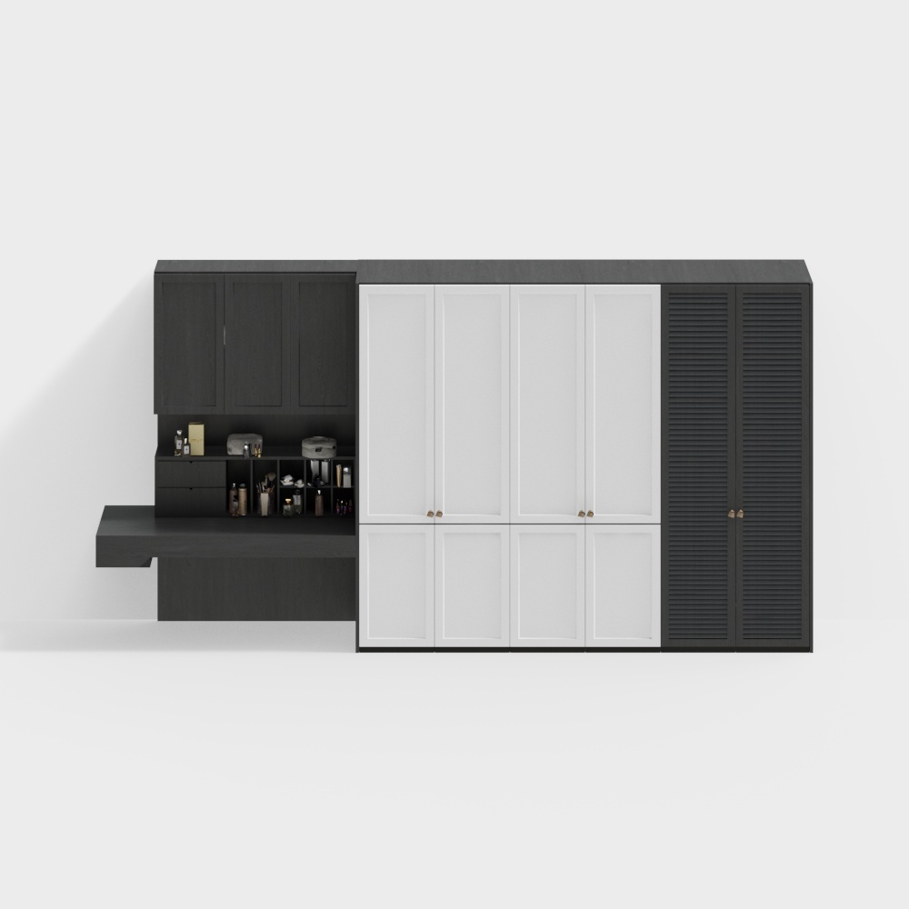 A199 Main Bedroom Cabinet with Modified Vanity Door 77