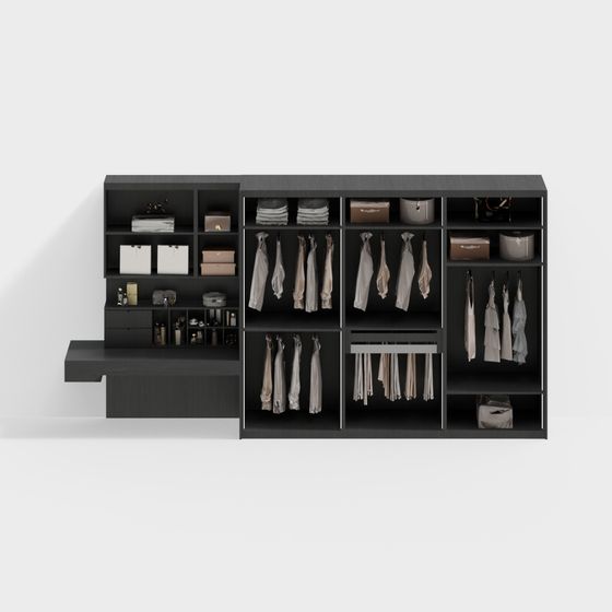 Urban Closet 3D model for Modern Minimalist Interiors