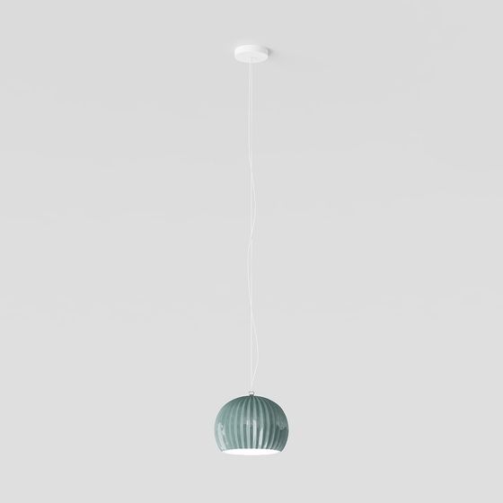 Stylish Low-Polygon Pendant Light 3D model