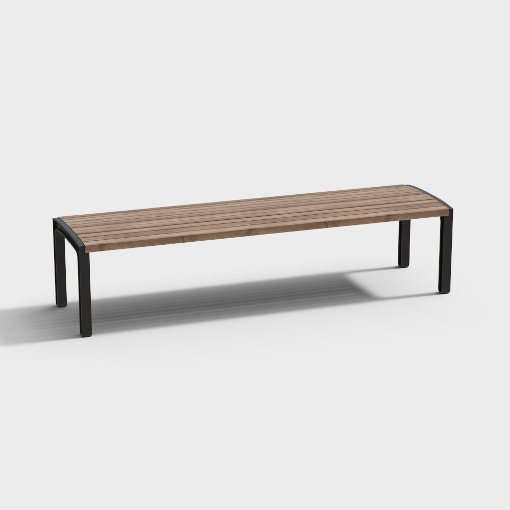 Bancos de parque Miela con papelera Prax por mmcite01