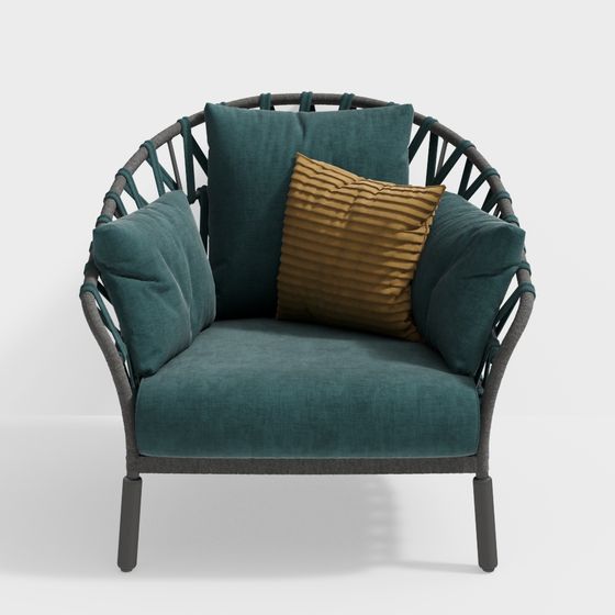 Cozy Retreat 3D model - Stylish Armchair