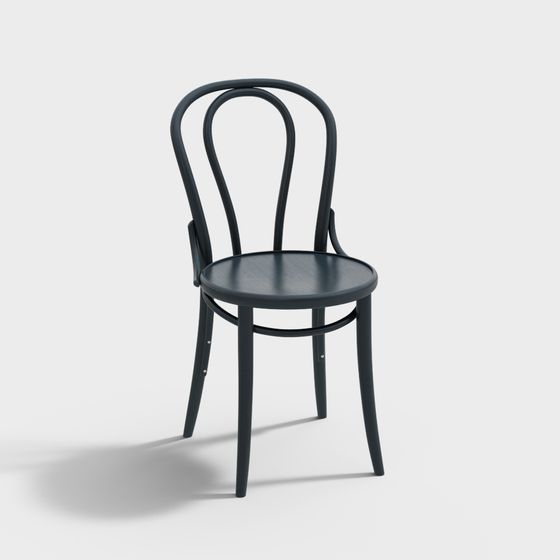 Classic Bentwood Chair 3D model