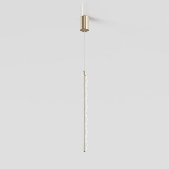 Flowing Pendant Light 3D model