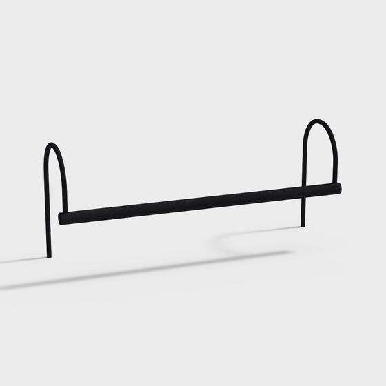 Stylish Urban Bike Rack 3D model