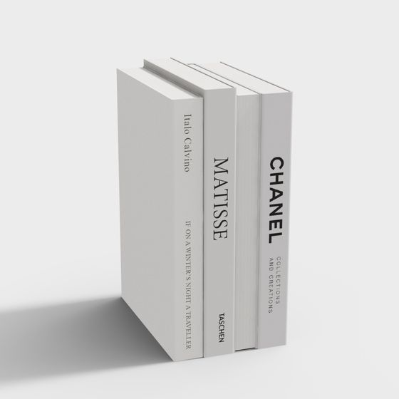 Minimalist Bookshelf 3D model