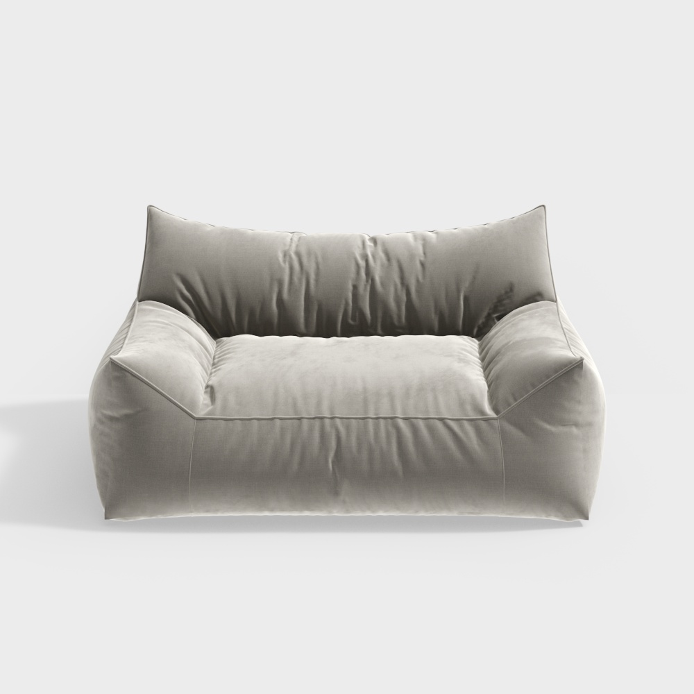 Contemporary Low-Poly Sofa 3D model