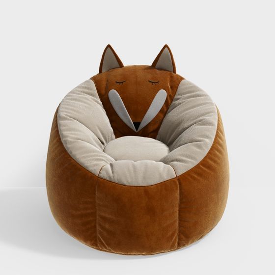 Charming Fox Chair 3D Model
