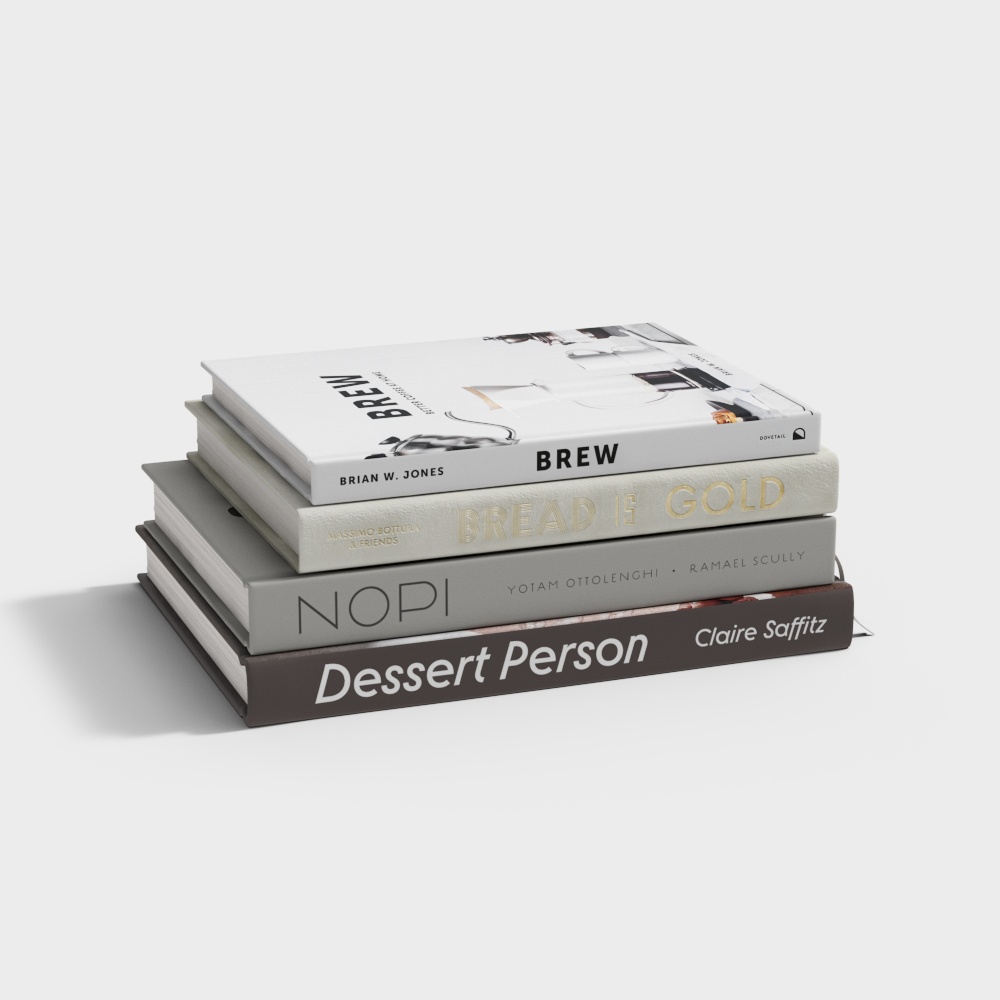 decorative books set 17 kitchen and cooking06