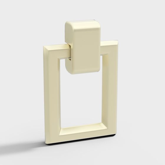 Elegant Minimalist Door Handle 3D model