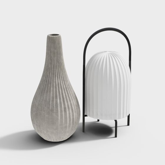 Elegant Low-Poly 3D Model for Interior Design