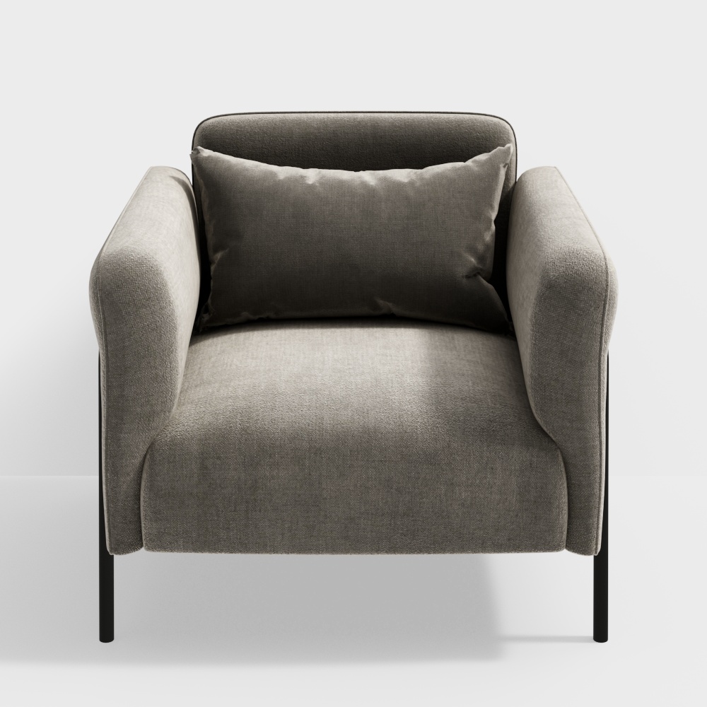 Fauteuil in fluweel Alistair armchair