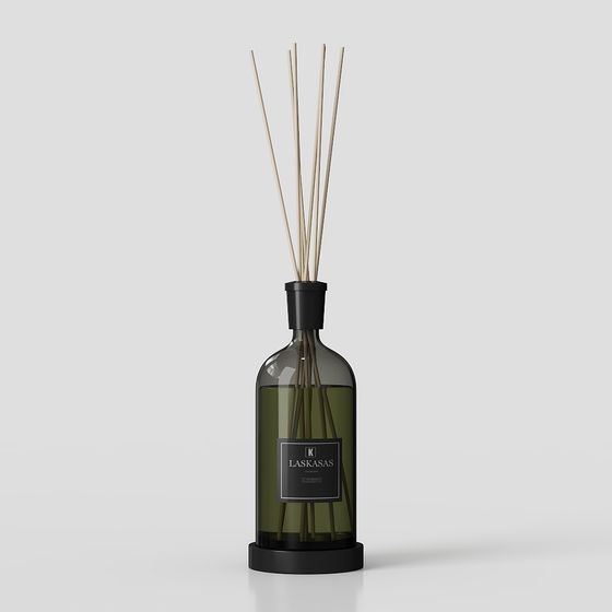Stylish Scented Bottle 3D model for Creative Spaces