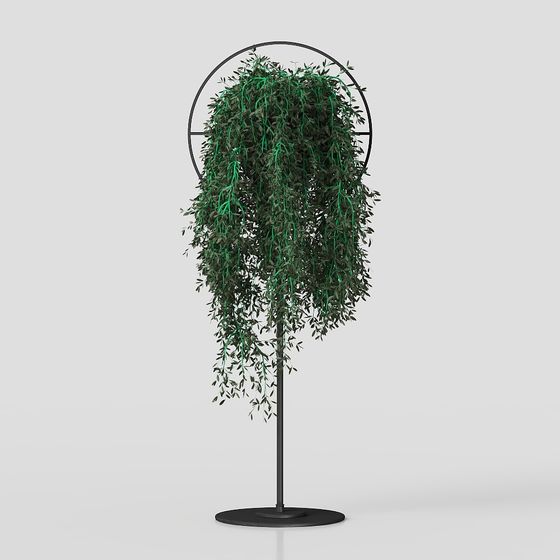 Realistic Hanging Plant 3D model for Creative Projects