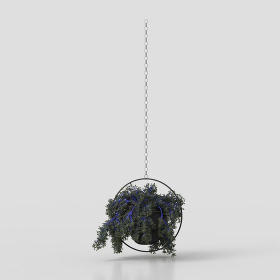 Hanging Plant 3D model for Elegant Spaces