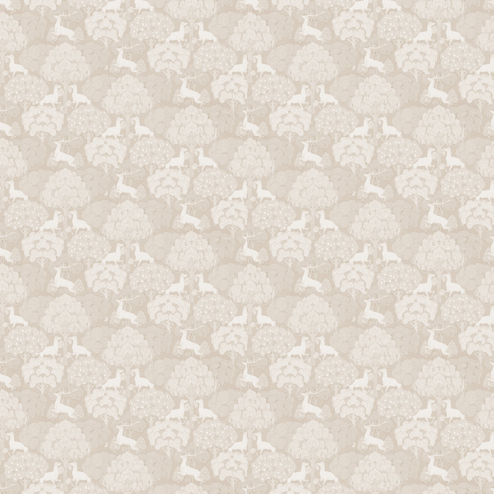 Creamy Jungle fawn Print wallpaper -1200*1200