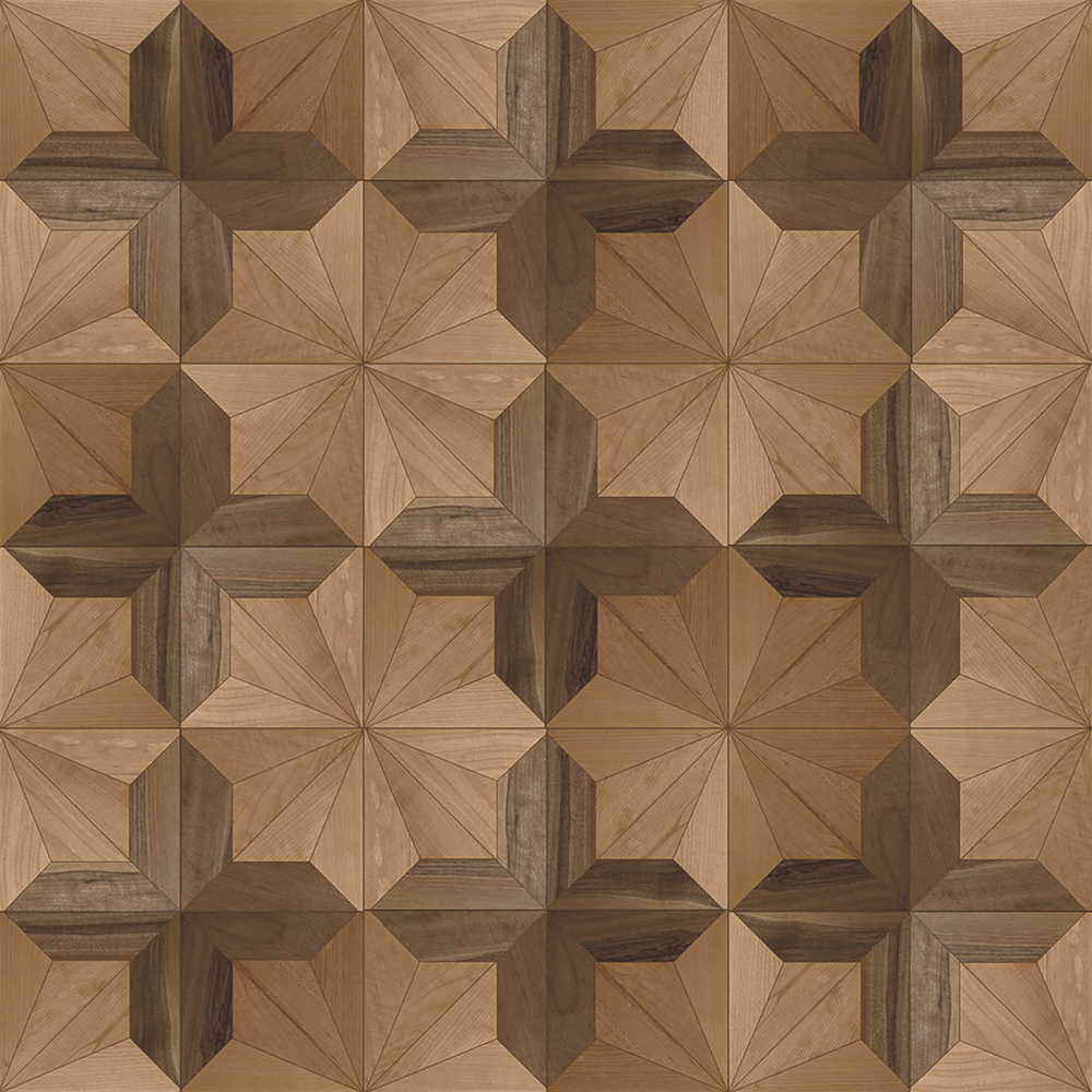 Geometric parquet design solid wood flooring -1800*1800
