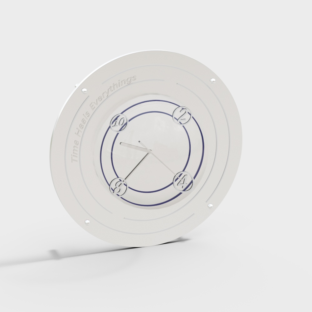 Modern cream style clock