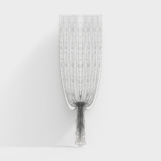 Stylish Curtain 3D Model for Creative Spaces