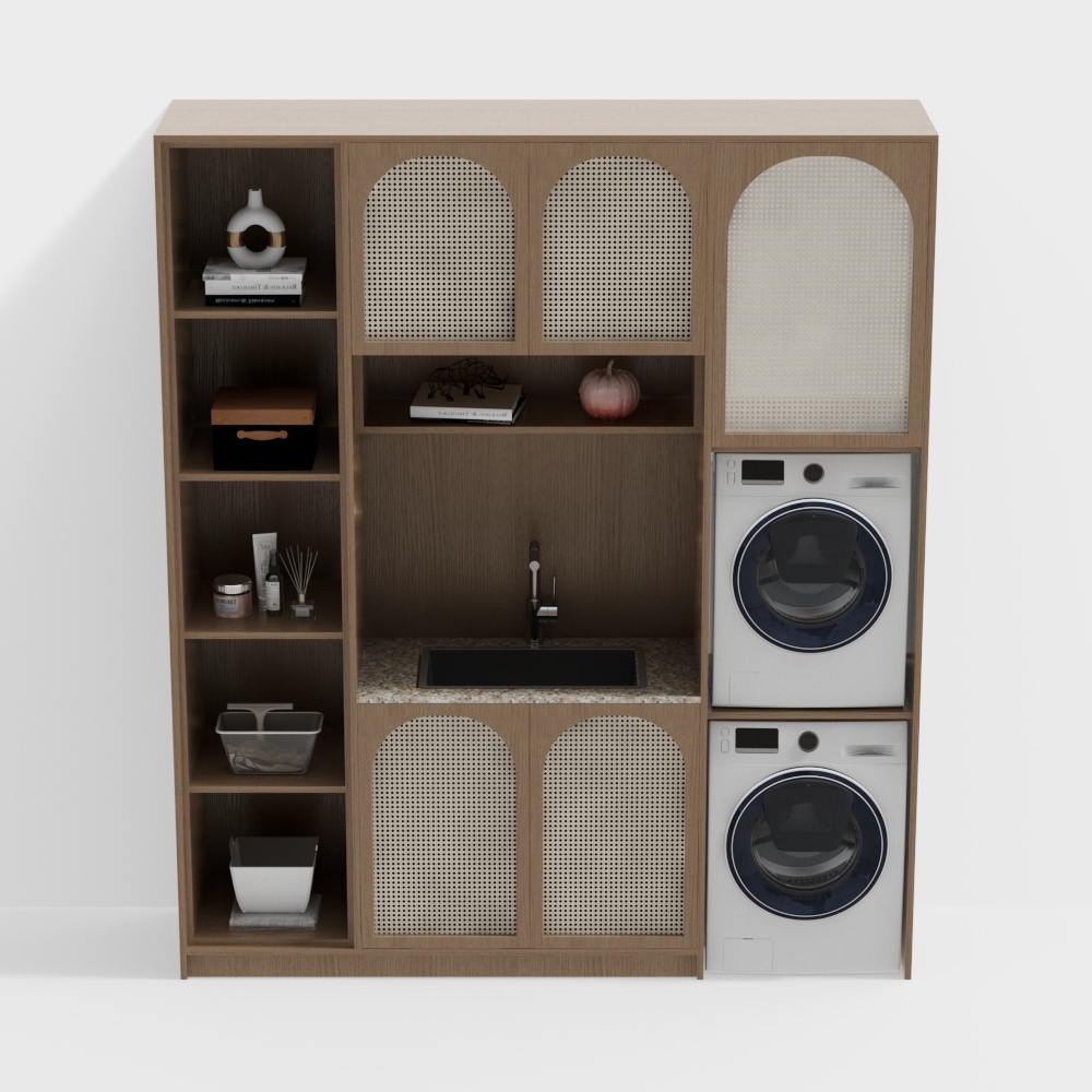 Wabi Sabi laundry cabinet