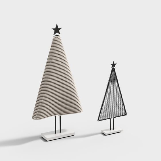 Contemporary Christmas Tree 3D models