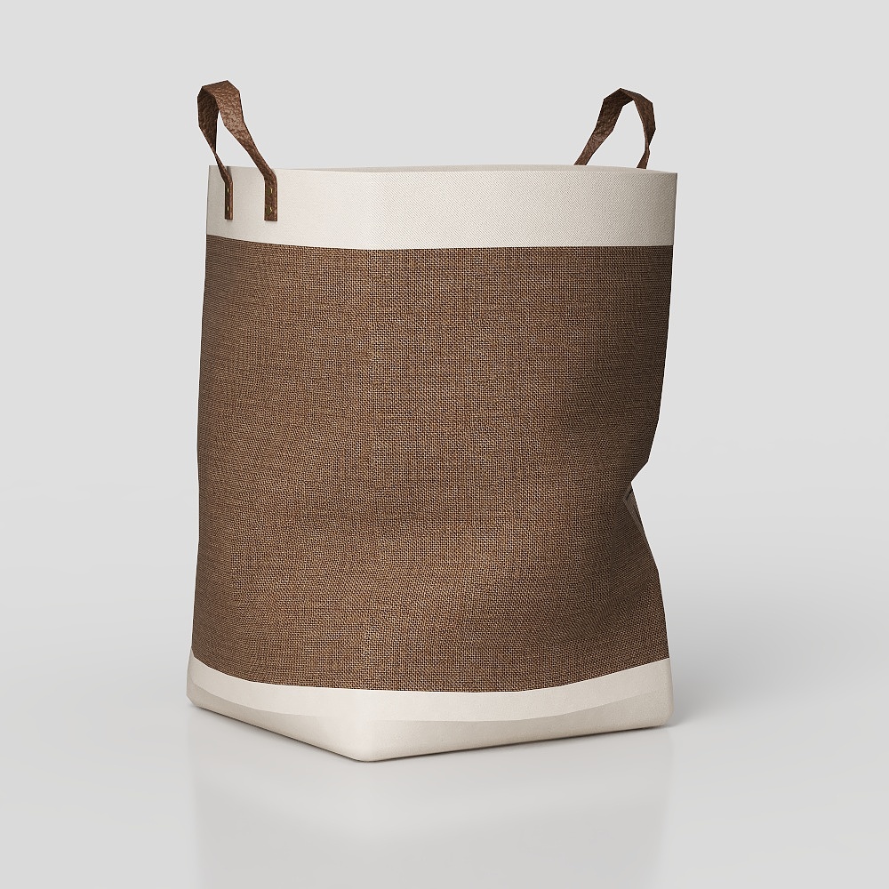 Panier de rangement pour vêtements de salle de bains de style Wabi-sabi