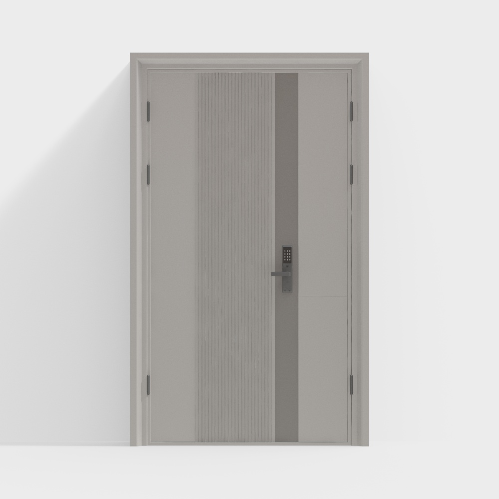 Moderne einbruchhemmende Eingangstür