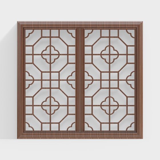 Low Poly Classic Aesthetic Window 3D model