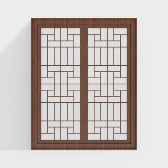 Geometric Door 3D model for Modern Aesthetics