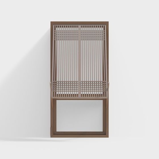 Lattice Door 3D Model for Contemporary Spaces