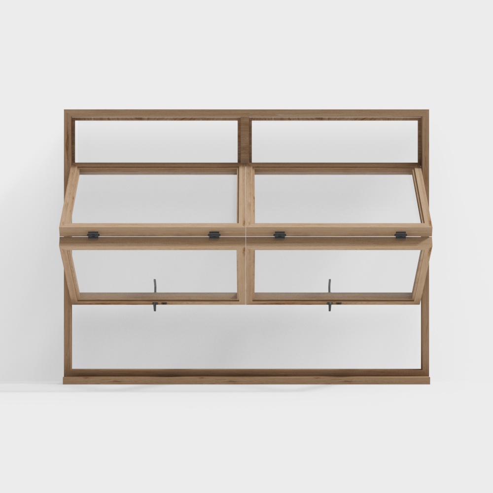 Modern folding window