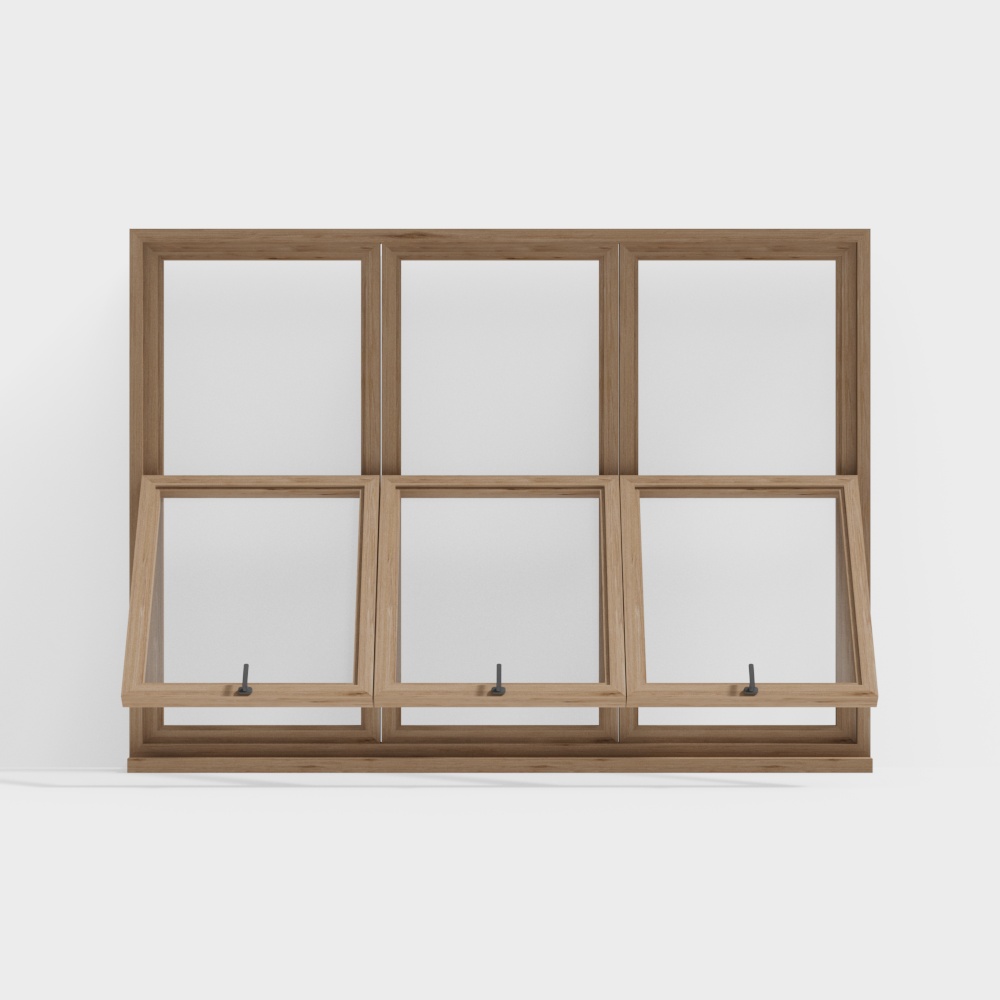Modern folding window