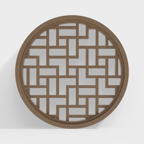 Fenêtre coupée de style chinois nouveau