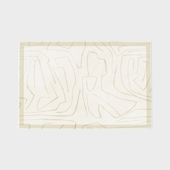 Abstract Lines Rug 3D Model for Creative Spaces