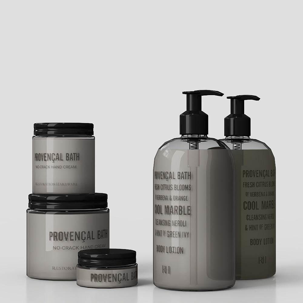 Portafolio de artículos de tocador modernos