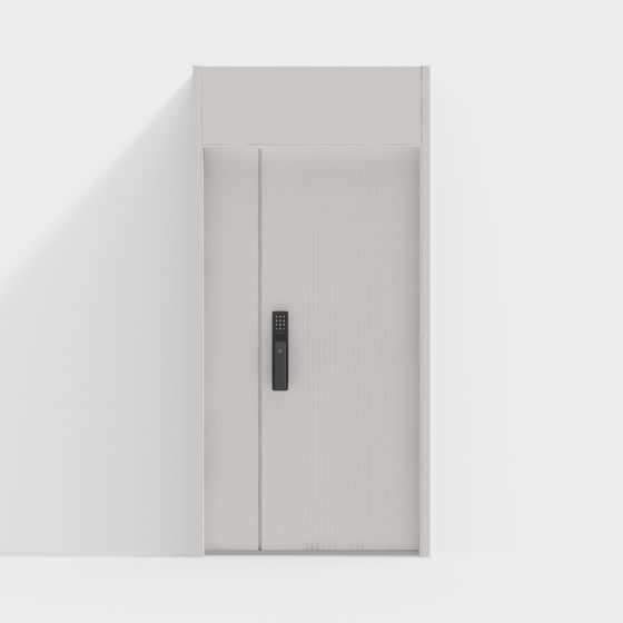 Minimalist Elevator Door 3D Model