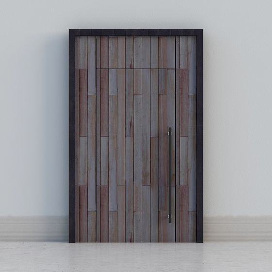 Urban Wood Door 3D model