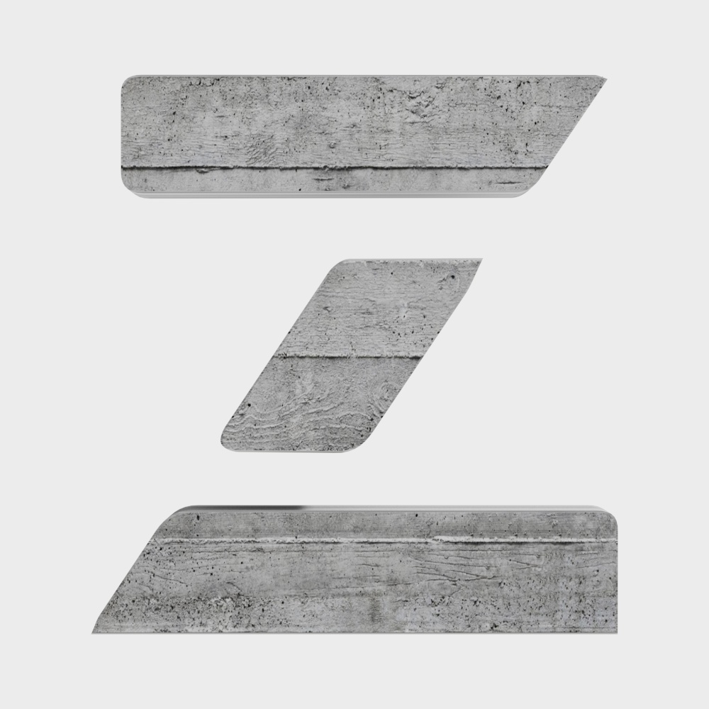 Wabi-sabi wood letter wall hanging ornaments Z