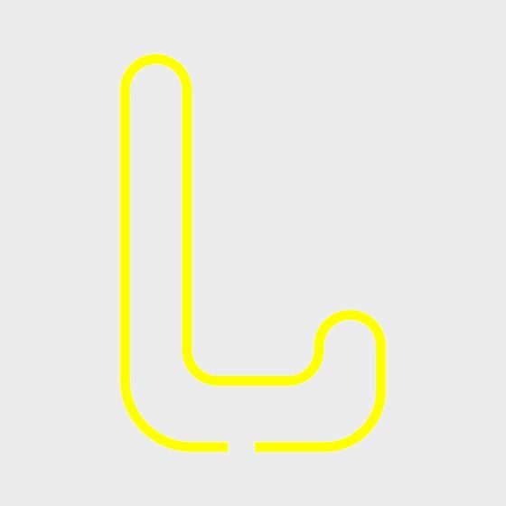 Vibrant Neon Letter 'L' 3D model