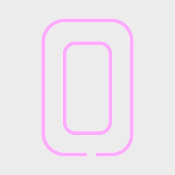 Neon Phone 3D model for Creative Projects