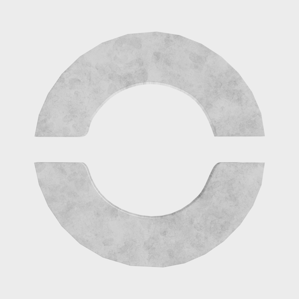 Minimalist European marble alphabet wall hangings