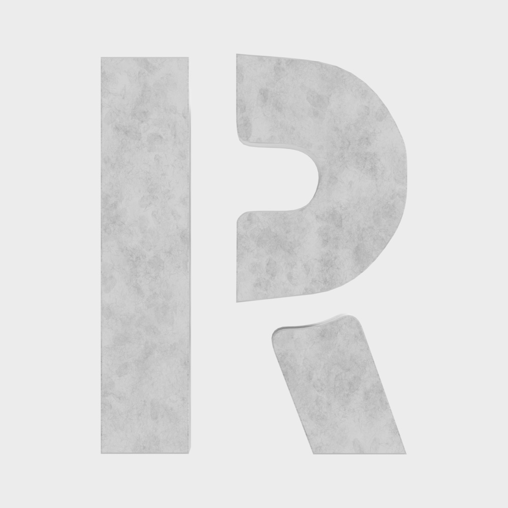 Minimalist European marble alphabet wall hangings