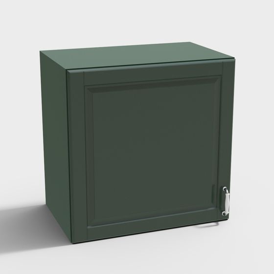 Elegant Low-Poly Cabinet 3D model for Modern Interiors
