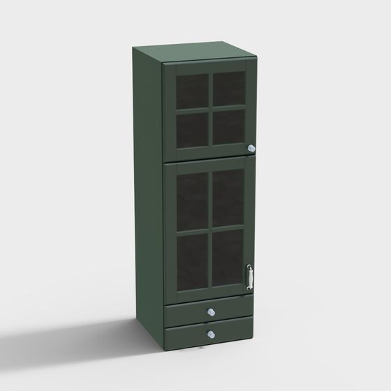 Stylish Minimalist Storage Cabinet 3D Model