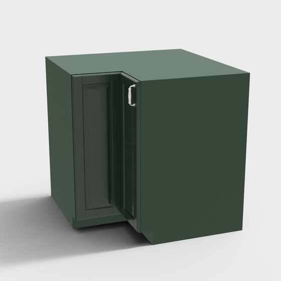 Minimalist Storage Cabinet 3D model