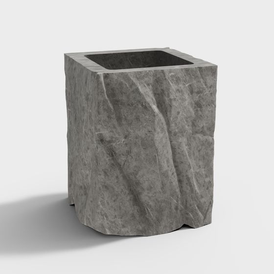 Urban Corner Low Polygon 3D Model