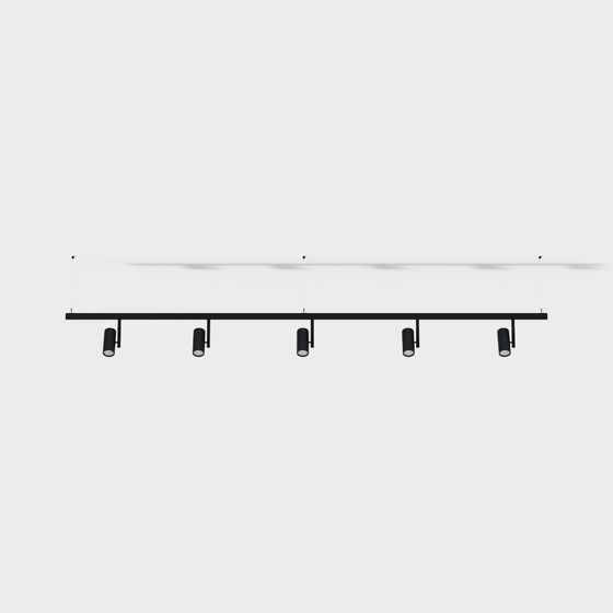 Sleek Minimalist Pendant Light 3D model