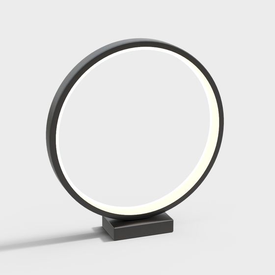 Ring Light Fixture 3D model