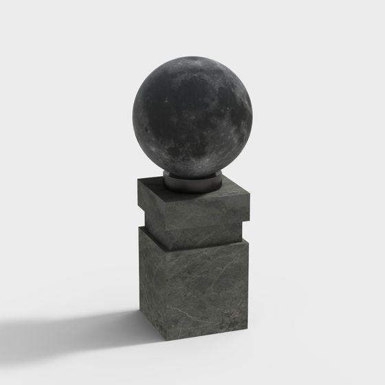 Lunar Light Column 3D model