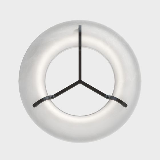 Sphere with Triangular Cutout 3D model