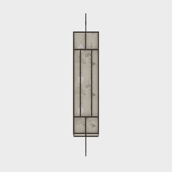 Black New Chinese Wall Lamp